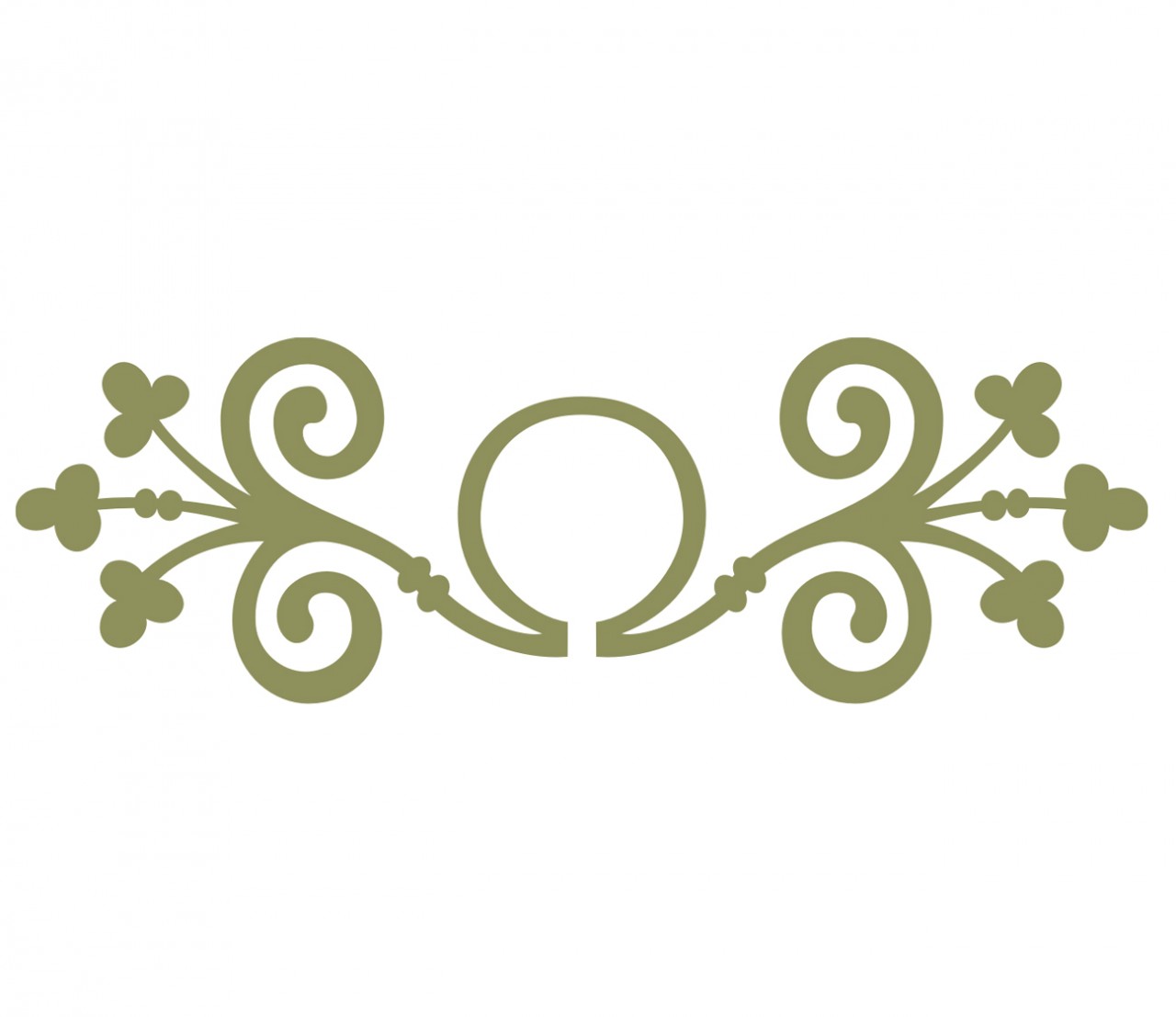 ORNAMENTE Deko, Blattranken Wandtattoo